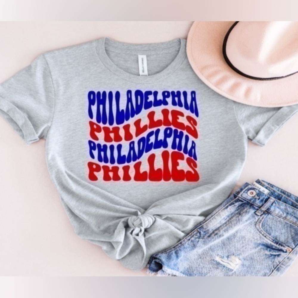 Philadelphia Phillies Wavy Tee